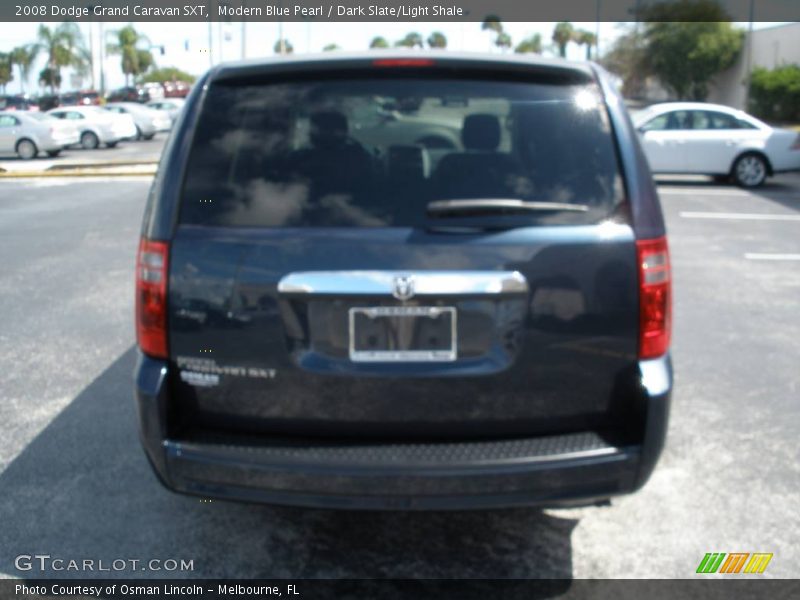 Modern Blue Pearl / Dark Slate/Light Shale 2008 Dodge Grand Caravan SXT