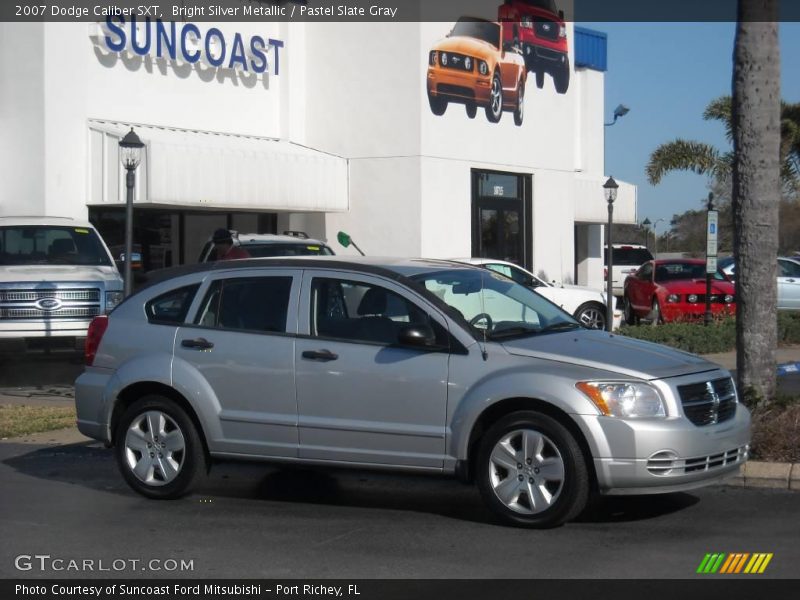 Bright Silver Metallic / Pastel Slate Gray 2007 Dodge Caliber SXT