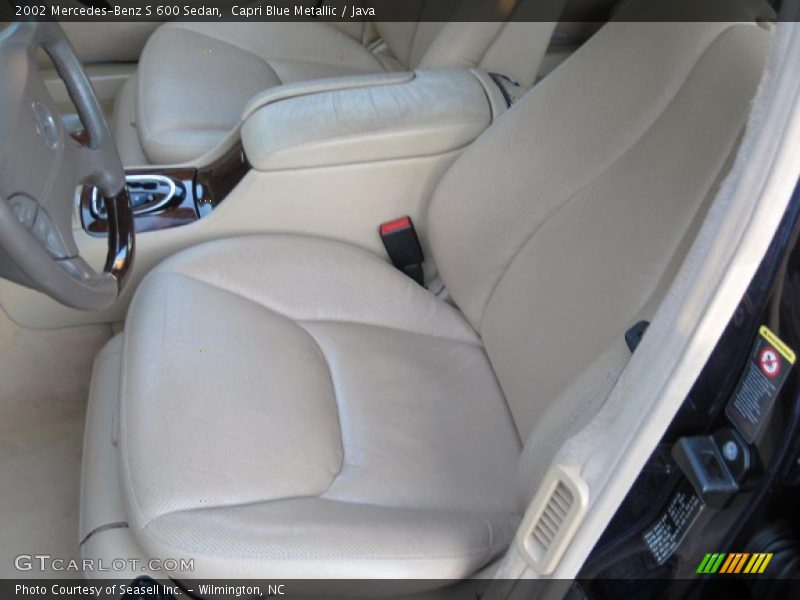 Capri Blue Metallic / Java 2002 Mercedes-Benz S 600 Sedan