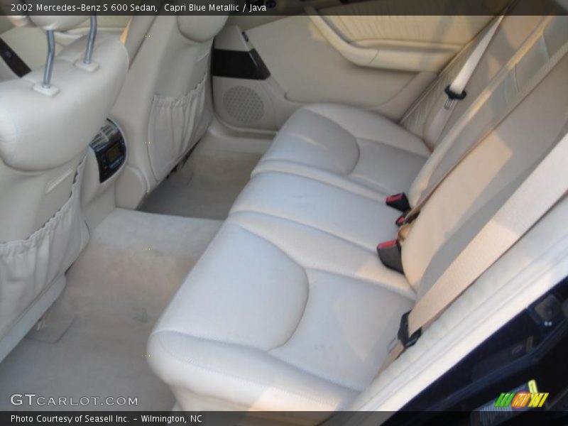  2002 S 600 Sedan Java Interior
