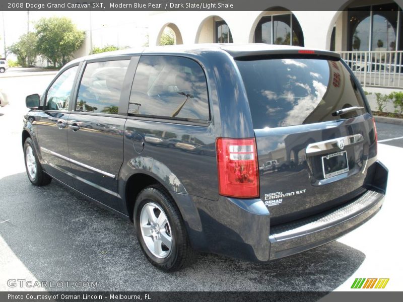 Modern Blue Pearl / Dark Slate/Light Shale 2008 Dodge Grand Caravan SXT