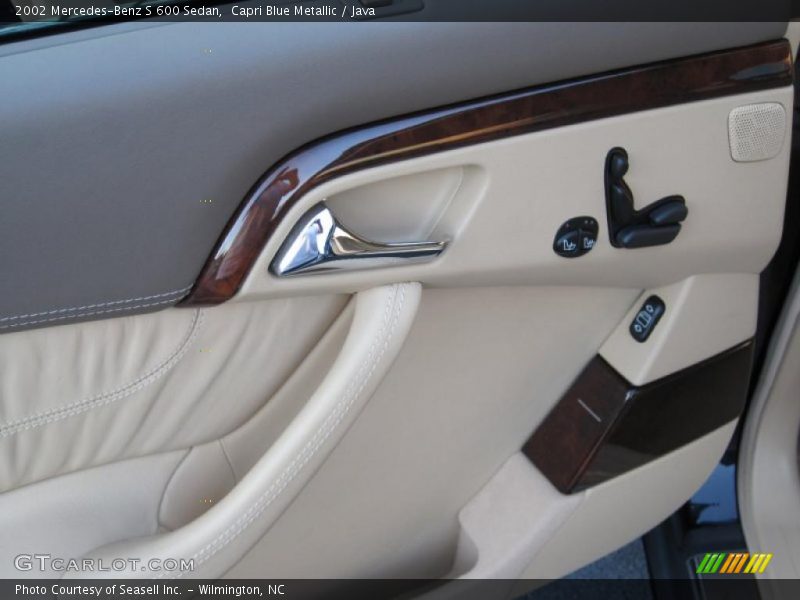 Capri Blue Metallic / Java 2002 Mercedes-Benz S 600 Sedan