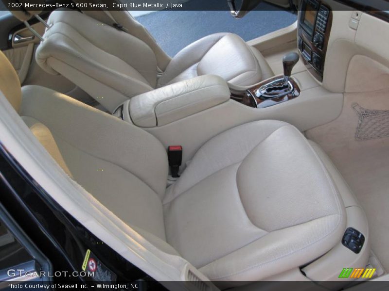  2002 S 600 Sedan Java Interior