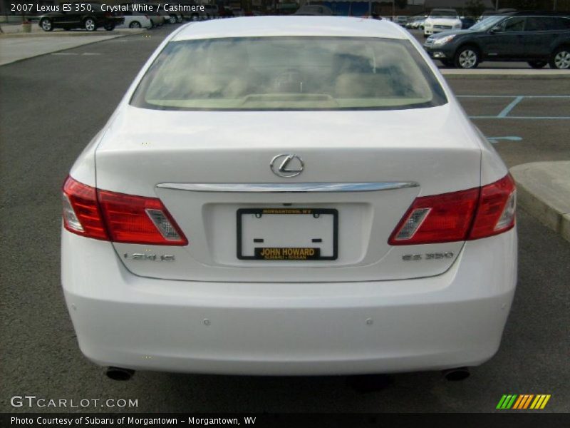Crystal White / Cashmere 2007 Lexus ES 350