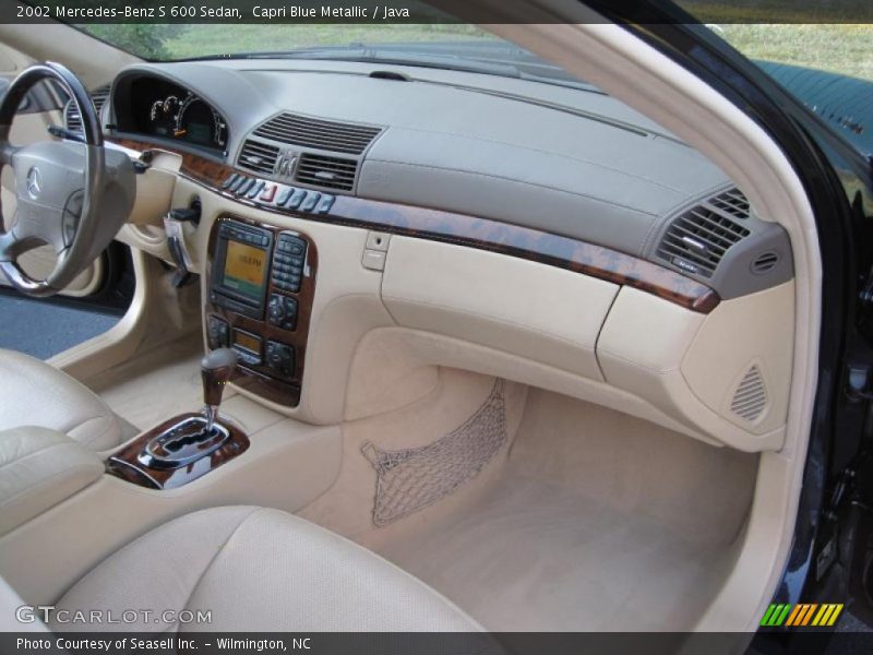  2002 S 600 Sedan Java Interior