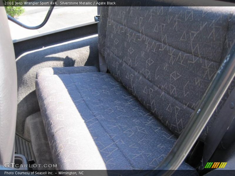 Silverstone Metallic / Agate Black 2001 Jeep Wrangler Sport 4x4