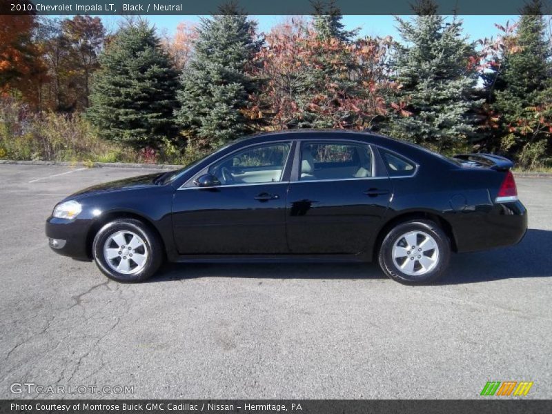 Black / Neutral 2010 Chevrolet Impala LT