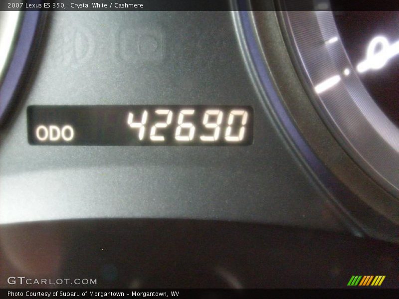 Crystal White / Cashmere 2007 Lexus ES 350