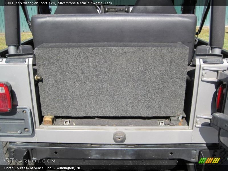 Silverstone Metallic / Agate Black 2001 Jeep Wrangler Sport 4x4