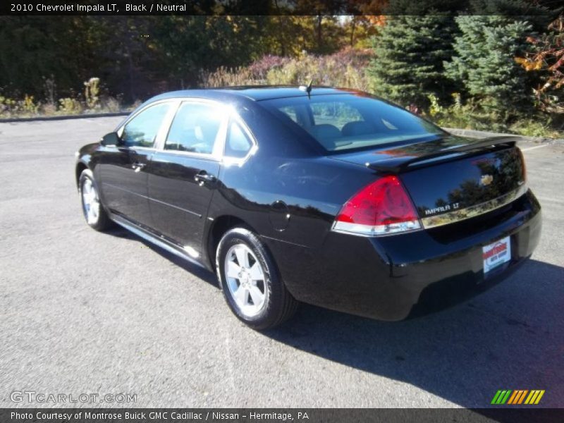 Black / Neutral 2010 Chevrolet Impala LT