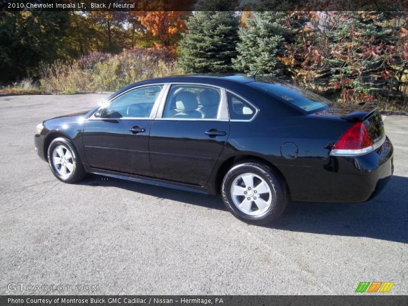Black / Neutral 2010 Chevrolet Impala LT