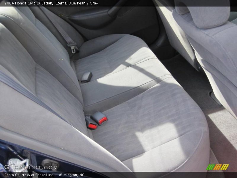 Eternal Blue Pearl / Gray 2004 Honda Civic LX Sedan