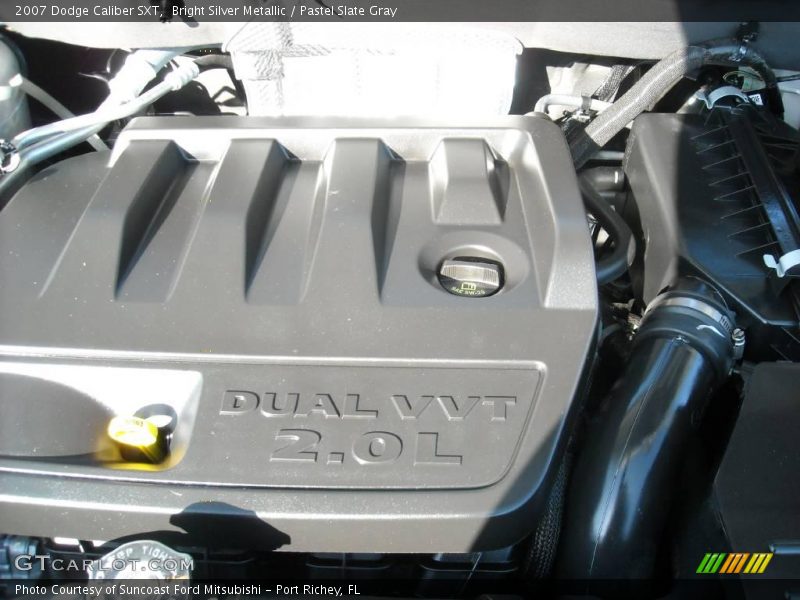 Bright Silver Metallic / Pastel Slate Gray 2007 Dodge Caliber SXT