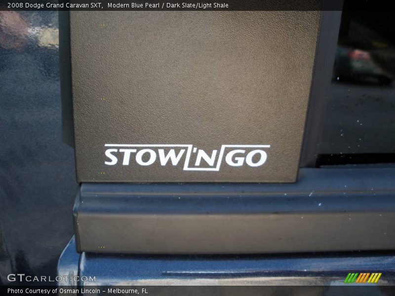 Modern Blue Pearl / Dark Slate/Light Shale 2008 Dodge Grand Caravan SXT