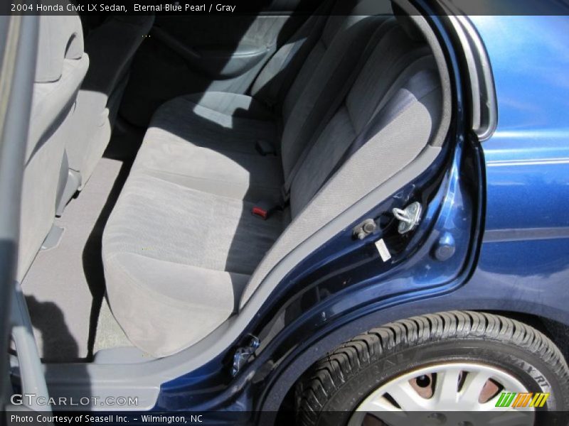 Eternal Blue Pearl / Gray 2004 Honda Civic LX Sedan