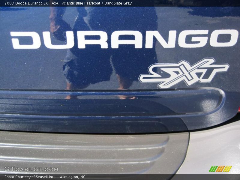 Atlantic Blue Pearlcoat / Dark Slate Gray 2003 Dodge Durango SXT 4x4