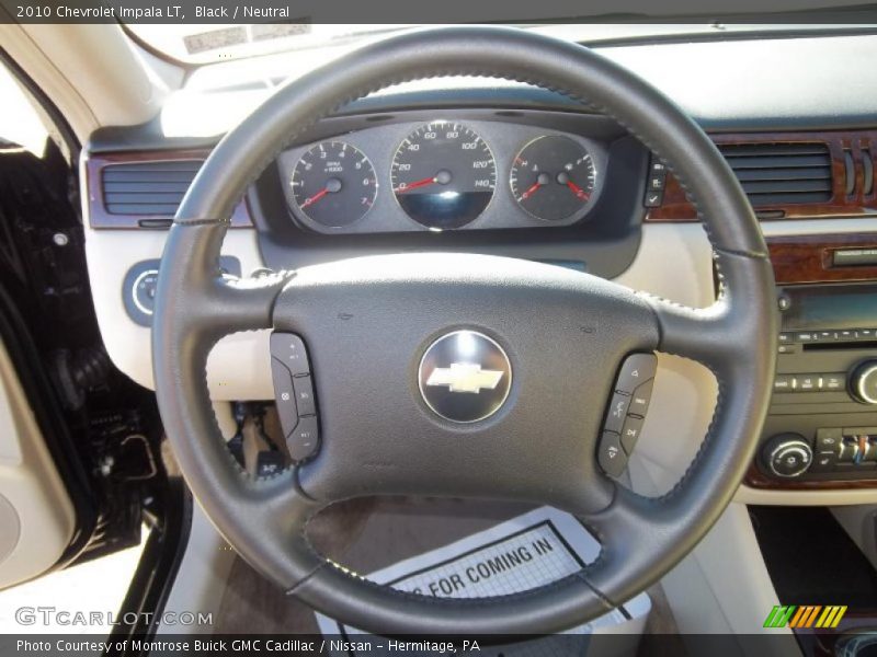 Black / Neutral 2010 Chevrolet Impala LT