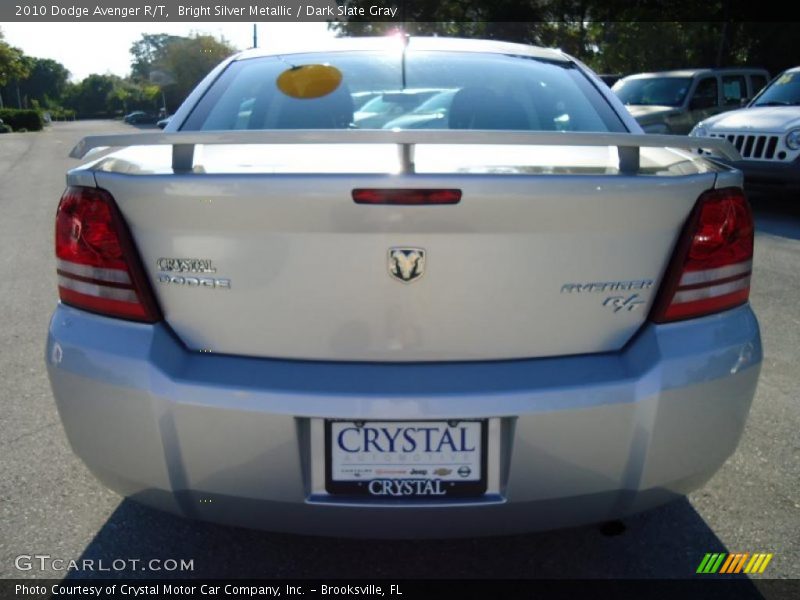 Bright Silver Metallic / Dark Slate Gray 2010 Dodge Avenger R/T