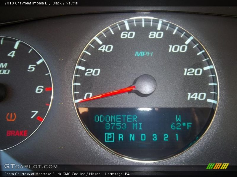 Black / Neutral 2010 Chevrolet Impala LT