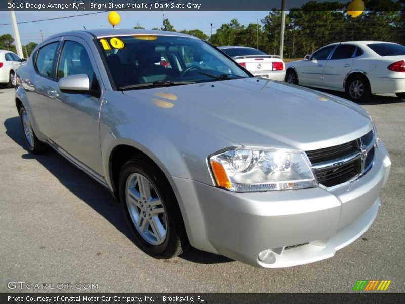 Bright Silver Metallic / Dark Slate Gray 2010 Dodge Avenger R/T