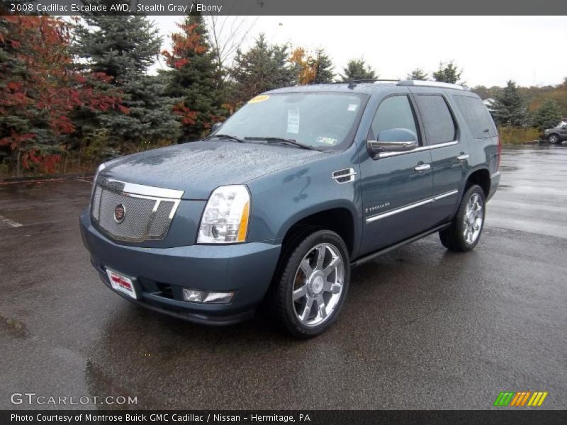 Stealth Gray / Ebony 2008 Cadillac Escalade AWD