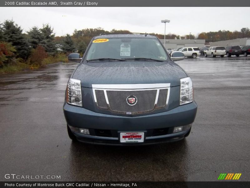 Stealth Gray / Ebony 2008 Cadillac Escalade AWD