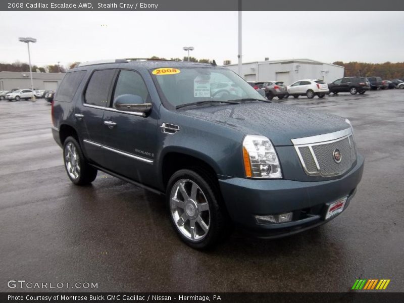 Stealth Gray / Ebony 2008 Cadillac Escalade AWD