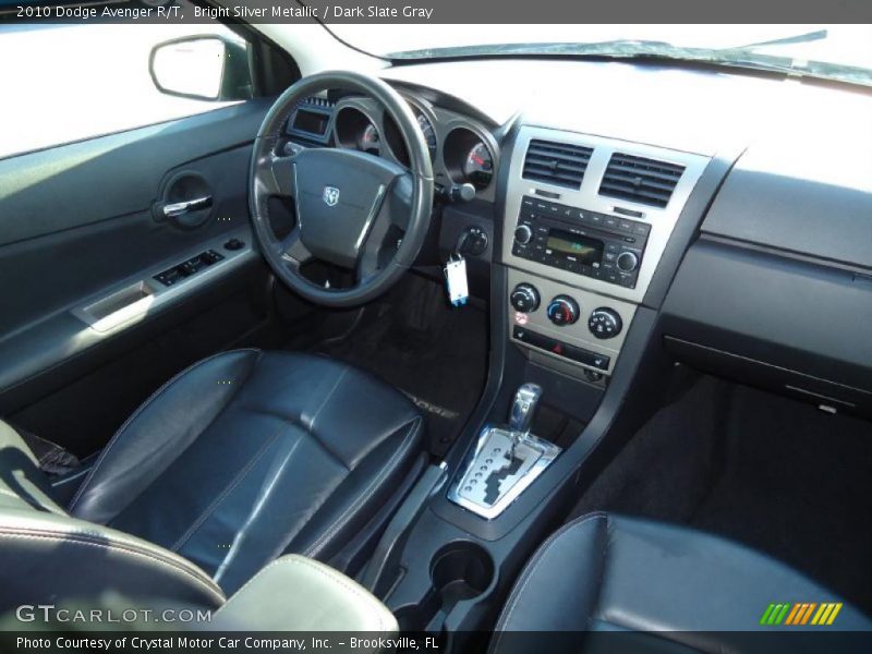 Bright Silver Metallic / Dark Slate Gray 2010 Dodge Avenger R/T