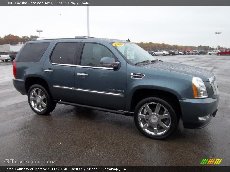 Stealth Gray / Ebony 2008 Cadillac Escalade AWD