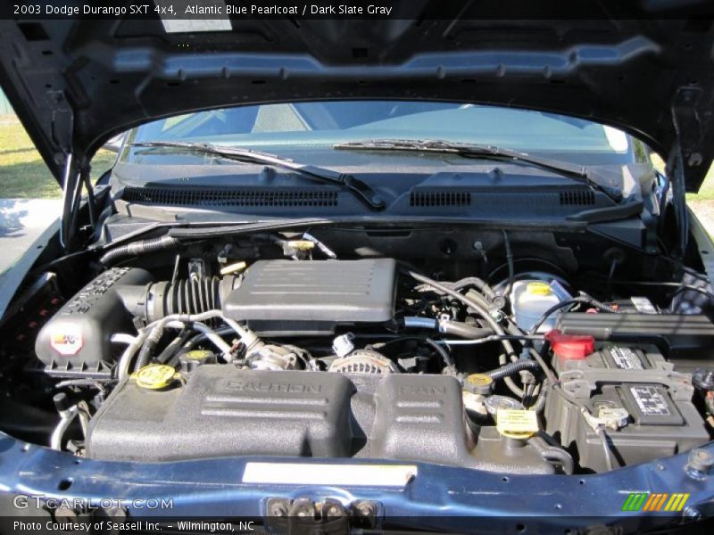 Atlantic Blue Pearlcoat / Dark Slate Gray 2003 Dodge Durango SXT 4x4