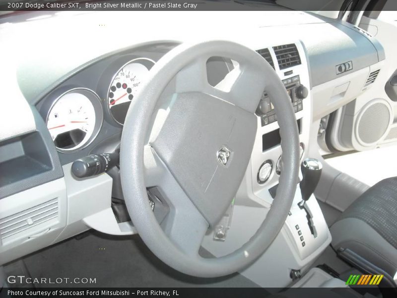 Bright Silver Metallic / Pastel Slate Gray 2007 Dodge Caliber SXT