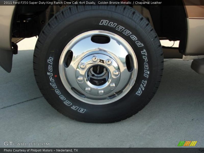 2011 F350 Super Duty King Ranch Crew Cab 4x4 Dually Wheel