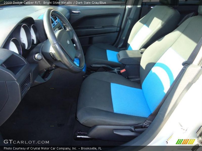  2009 Caliber R/T Dark Slate Gray/Blue Interior