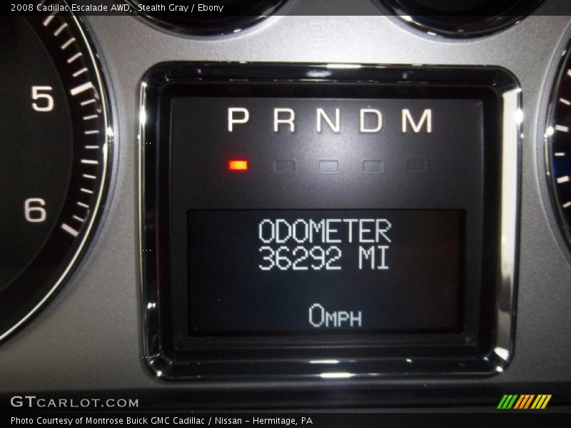 Stealth Gray / Ebony 2008 Cadillac Escalade AWD