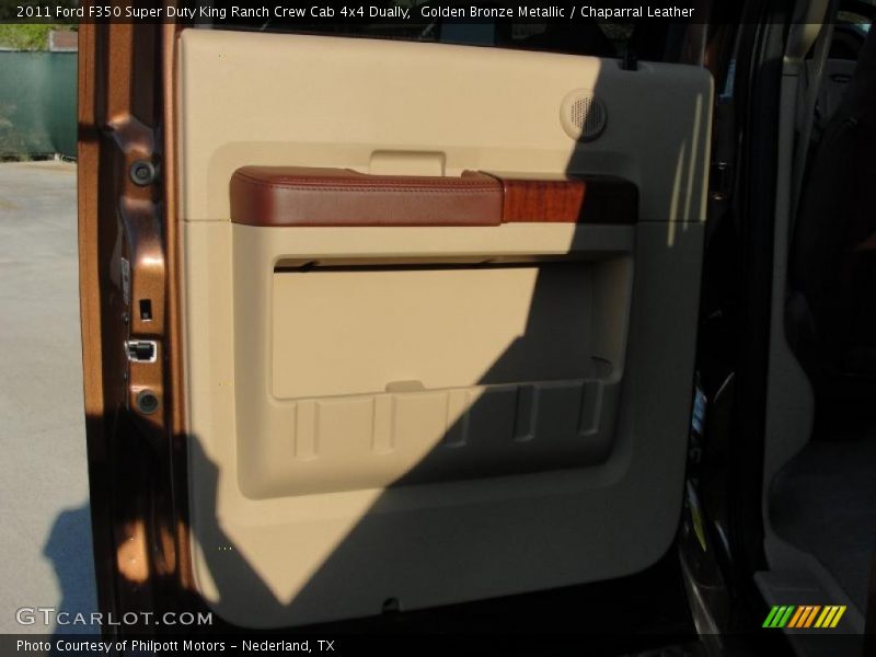 Golden Bronze Metallic / Chaparral Leather 2011 Ford F350 Super Duty King Ranch Crew Cab 4x4 Dually
