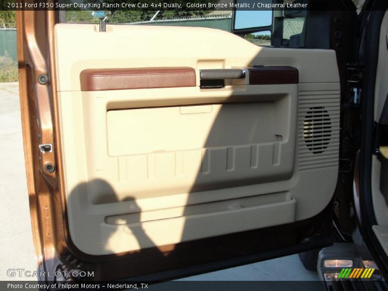 Golden Bronze Metallic / Chaparral Leather 2011 Ford F350 Super Duty King Ranch Crew Cab 4x4 Dually