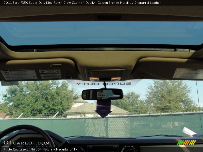 Golden Bronze Metallic / Chaparral Leather 2011 Ford F350 Super Duty King Ranch Crew Cab 4x4 Dually