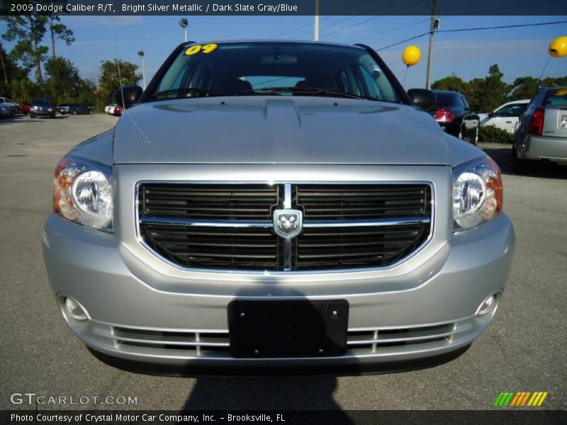 Bright Silver Metallic / Dark Slate Gray/Blue 2009 Dodge Caliber R/T