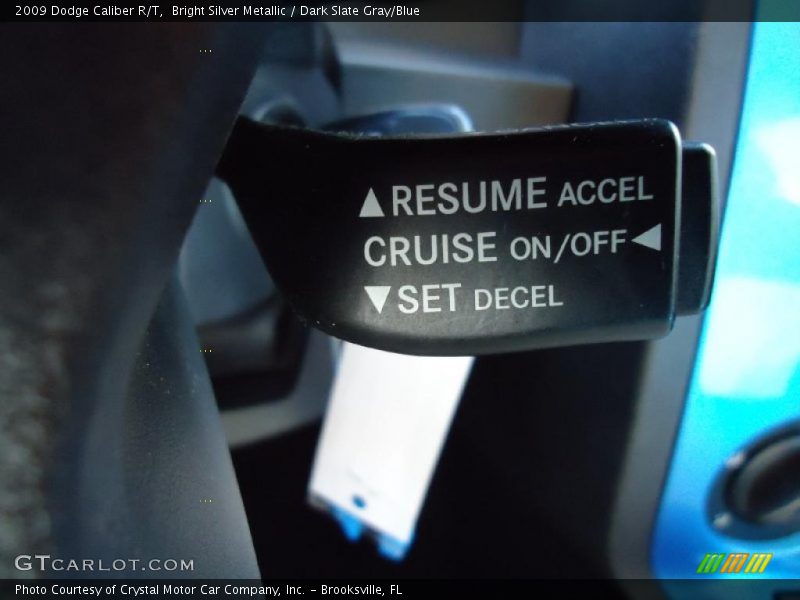 Bright Silver Metallic / Dark Slate Gray/Blue 2009 Dodge Caliber R/T