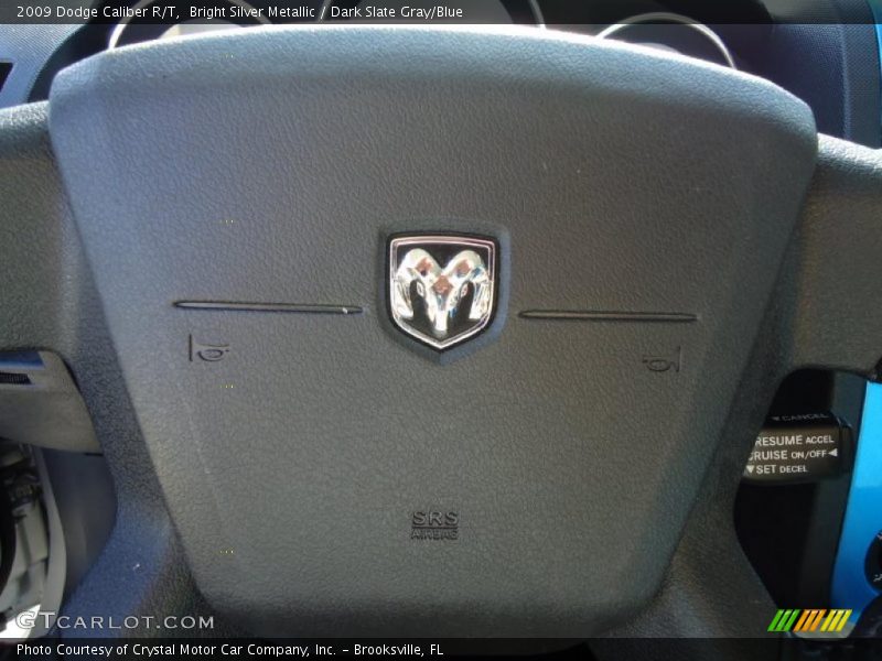 Bright Silver Metallic / Dark Slate Gray/Blue 2009 Dodge Caliber R/T