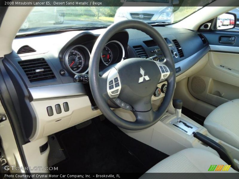 Desert Sand Metallic / Beige 2008 Mitsubishi Lancer ES