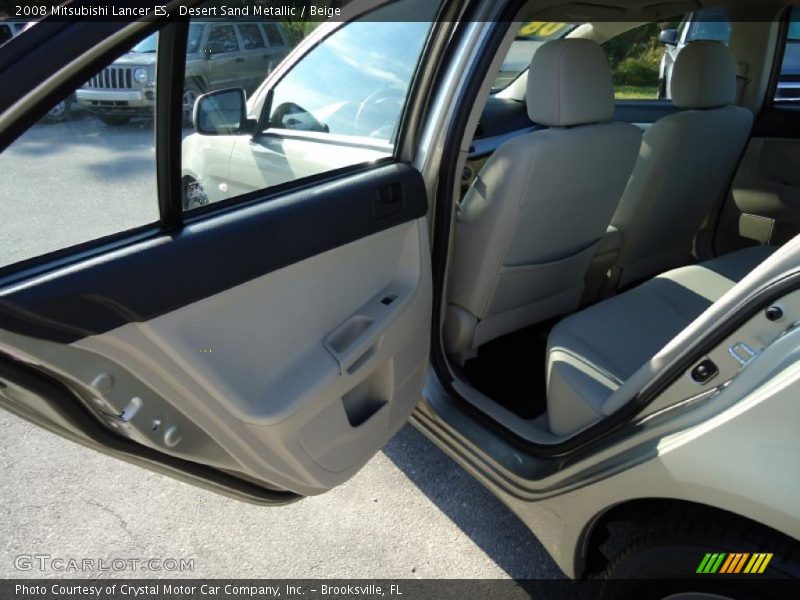 Desert Sand Metallic / Beige 2008 Mitsubishi Lancer ES