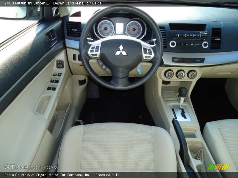 Desert Sand Metallic / Beige 2008 Mitsubishi Lancer ES