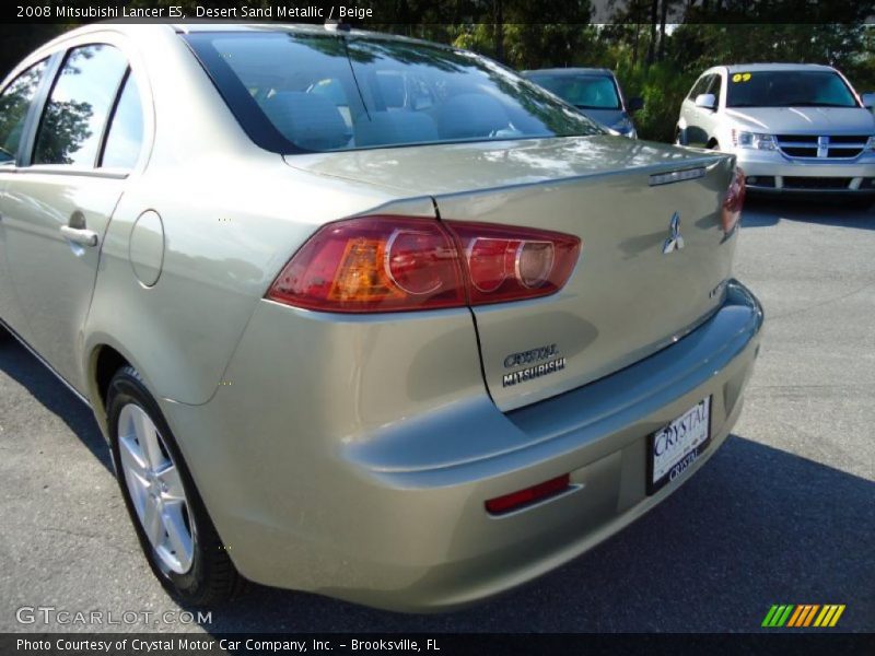 Desert Sand Metallic / Beige 2008 Mitsubishi Lancer ES