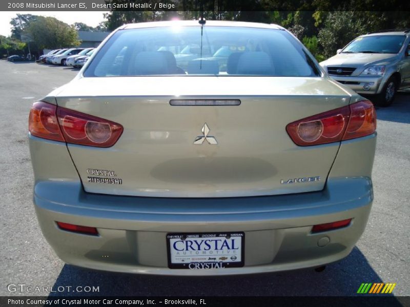 Desert Sand Metallic / Beige 2008 Mitsubishi Lancer ES