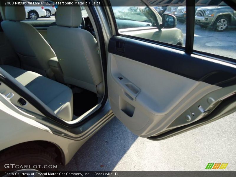 Desert Sand Metallic / Beige 2008 Mitsubishi Lancer ES