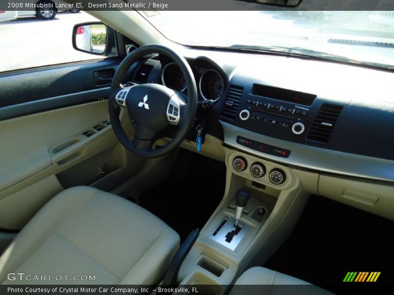 Desert Sand Metallic / Beige 2008 Mitsubishi Lancer ES