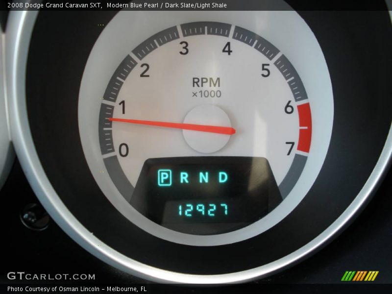 Modern Blue Pearl / Dark Slate/Light Shale 2008 Dodge Grand Caravan SXT