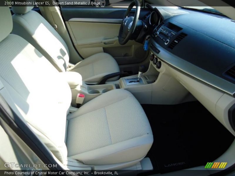 Desert Sand Metallic / Beige 2008 Mitsubishi Lancer ES