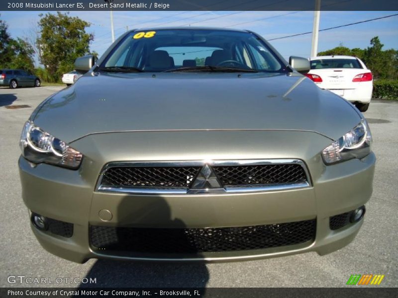 Desert Sand Metallic / Beige 2008 Mitsubishi Lancer ES